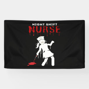 Banderoles Nuit Shift Nurse Funny Halloween Classic T-Shirt