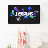 Banderoles Nuits de Jésus effrayantes (En situation)