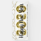 Banderoles Numéros de ballons de la nouvelle année 2020 HEURE (Vertical)