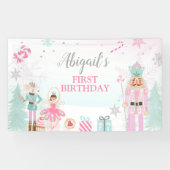Banderoles Nutcracker Anniversaire de la fille Terre des douc (Horizontal)