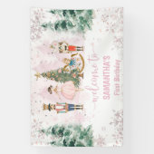 Banderoles Nutcracker Anniversaire Sugar Plum Party (Verticale)