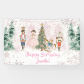 Banderoles Nutcracker Birthday Sugar Plum Party (Horizontal)