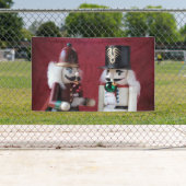 Banderoles Nutcrackers aux ornements (En situation)