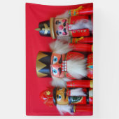 Banderoles Nutcrackers en uniformes rouges (Vertical)