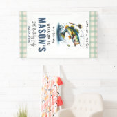 Banderoles O-Fish-Ally Deux pêcheurs 2e anniversaire (En situation)