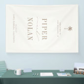 Banderoles OASIS Beach Wedding Welcome (Salon professionnel)