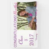 Banderoles Obtention du diplôme (Vertical)