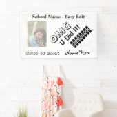 Banderoles Obtention du diplôme faite sur commande de photo (En situation)