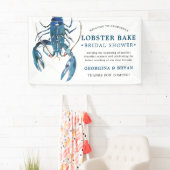 Banderoles Ocean Blue Lobster Bake Party (En situation)
