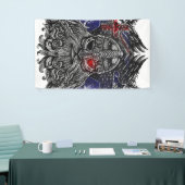 Banderoles Odin ravens swords Viking Mythologie Australia fla (Salon professionnel)