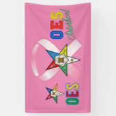 Banderoles OES Sensibilisation au cancer du sein (Vertical)