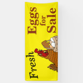 Banderoles Oeufs à vendre le poulet de bande dessinée de (Vertical)