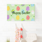 Banderoles OEufs colorés de Pâques Festival (En situation)