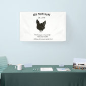 Banderoles OEufs de poulet fermier ajouter nom année adresse  (Salon professionnel)