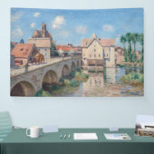 Banderoles OEuvre d'Alfred Sisley - Le Pont de Moret (Salon professionnel)