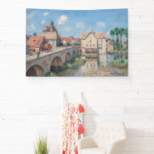 Banderoles OEuvre d'Alfred Sisley - Le Pont de Moret (Insitu)