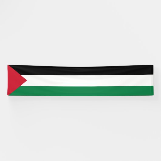 Banderoles officiellement le drapeau de l'État de Palestine (Horizontal)
