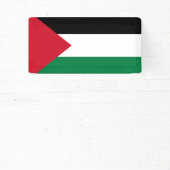 Banderoles officiellement le drapeau de l'État de Palestine (Insitu)