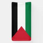 Banderoles officiellement le drapeau de l'État de Palestine (Verticale)