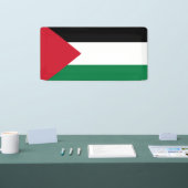 Banderoles officiellement le drapeau de l'État de Palestine (Salon professionnel)