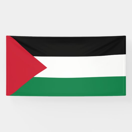 Banderoles officiellement le drapeau de l'État de Palestine (Horizontal)
