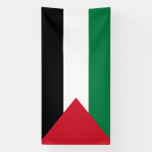 Banderoles officiellement le drapeau de l'État de Palestine (Verticale)