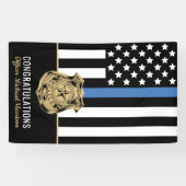 Banderoles Officier d'obtention du diplôme de l'Académie de p (Horizontal)