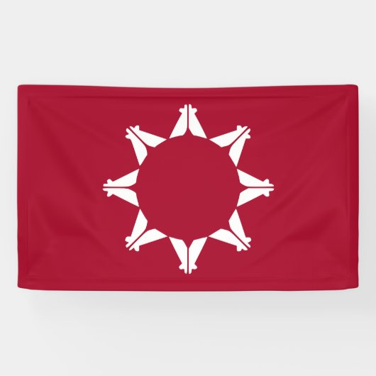 Banderoles Oglala Sioux (Horizontal)
