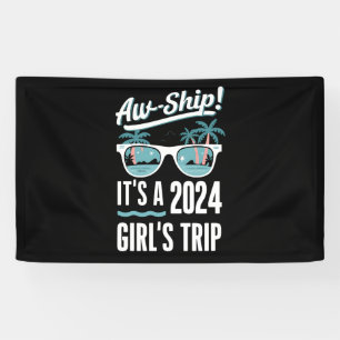 Banderoles Oh mon dieu, c'est un groupe de voyage de filles 2