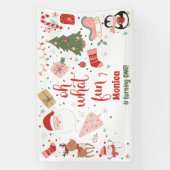 Banderoles Oh quel plaisir Noël anniversaire (Verticale)