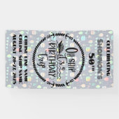 Banderoles Oh Ship C'est une porte de croisière d'anniversair (Horizontal)