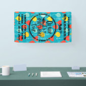 Banderoles Oh Ship C'est une porte de croisière d'anniversair (Salon professionnel)