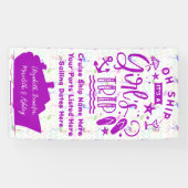 Banderoles Oh Ship It's a Girl's Trip Cruise Door (Horizontal)