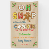 Banderoles Oh Snap! Gingerbread Cookie Baby Shower Welcome (Vertical)
