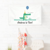 Banderoles Oh Snap mignon Alligator Anniversaire de enfant Pa (En situation)
