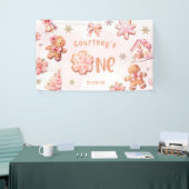 Banderoles Oh What Fun Christmas Cookie 1st Birthday (Salon professionnel)