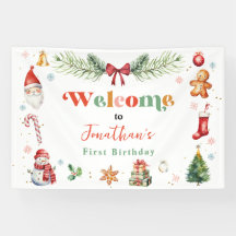 Oh What Fun First Noël Anniversaire Fête Bienvenue