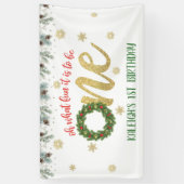 Banderoles Oh What Fun it to Be One Christmas - Wreath - (Vertical)