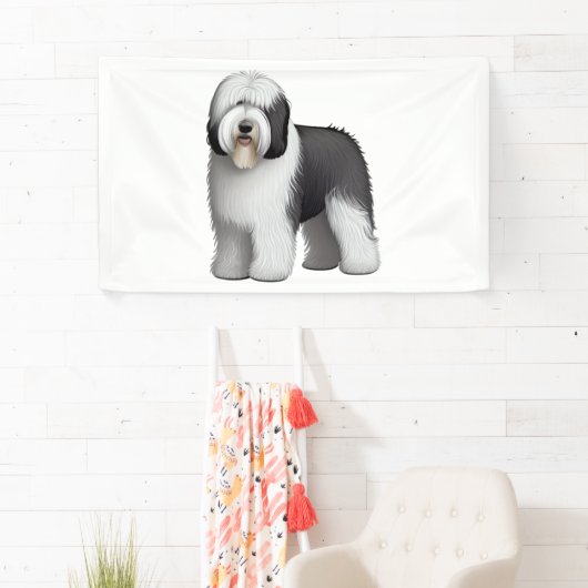 Banderoles Old English Sheepdog 10 (En situation)