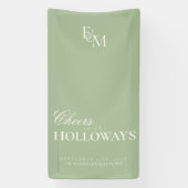 Banderoles Old Money Wedding Reception Decor Banner (Verticale)