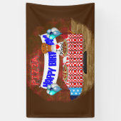 Banderoles Oliver The Otter est 6 Years Old ! Joyeux annivers (Vertical)