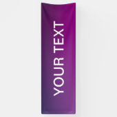 Banderoles Ombre moderne et texte blanc modifiable (Vertical)