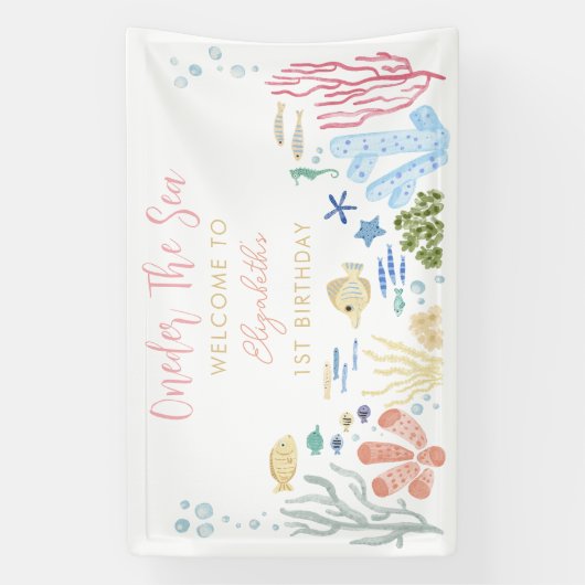 Banderoles Oneder Sea 1er Anniversaire (Verticale)