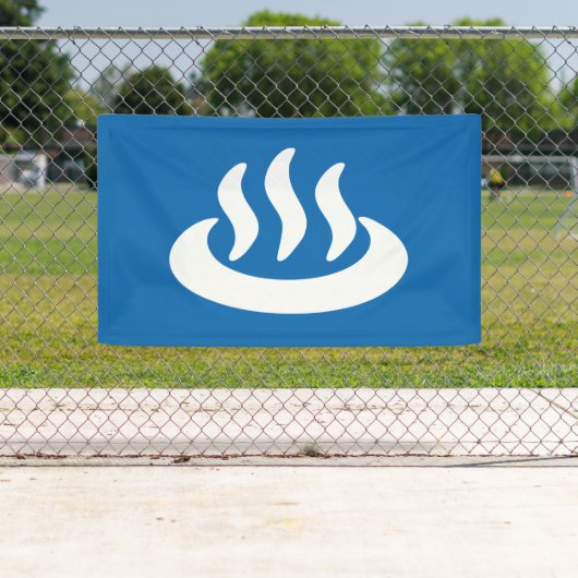 Banderoles Onsen ♨ Hot Spring 温 泉 Japonais (En situation)