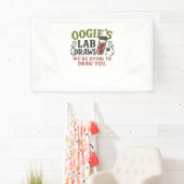 Banderoles Oogie’s Lab Draws - Drôle Halloween Phlebotomiste (En situation)