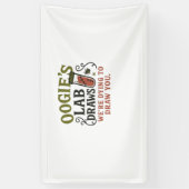 Banderoles Oogie’s Lab Draws - Drôle Halloween Phlebotomiste (Vertical)