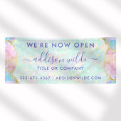 Banderoles Opal Gemstone Pastel Iridescente Moderne