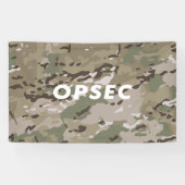 Banderoles OPSEC - Sécurité des opérations (Horizontal)