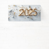 Banderoles Or et blanc 2025 (Insitu)