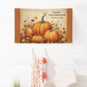 Banderoles Orange Citrouille Russe Automne Thanksgiving (En situation)